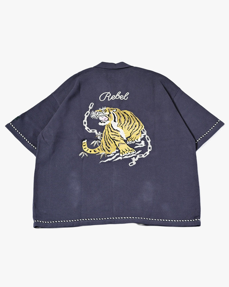 SUKA KNIT SHIRT -BLUE-