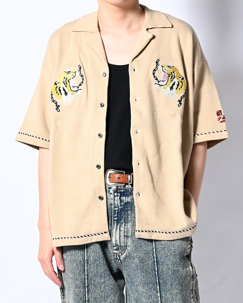 SUKA KNIT SHIRT -OFF WHITE-