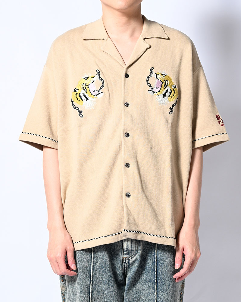 SUKA KNIT SHIRT -OFF WHITE-