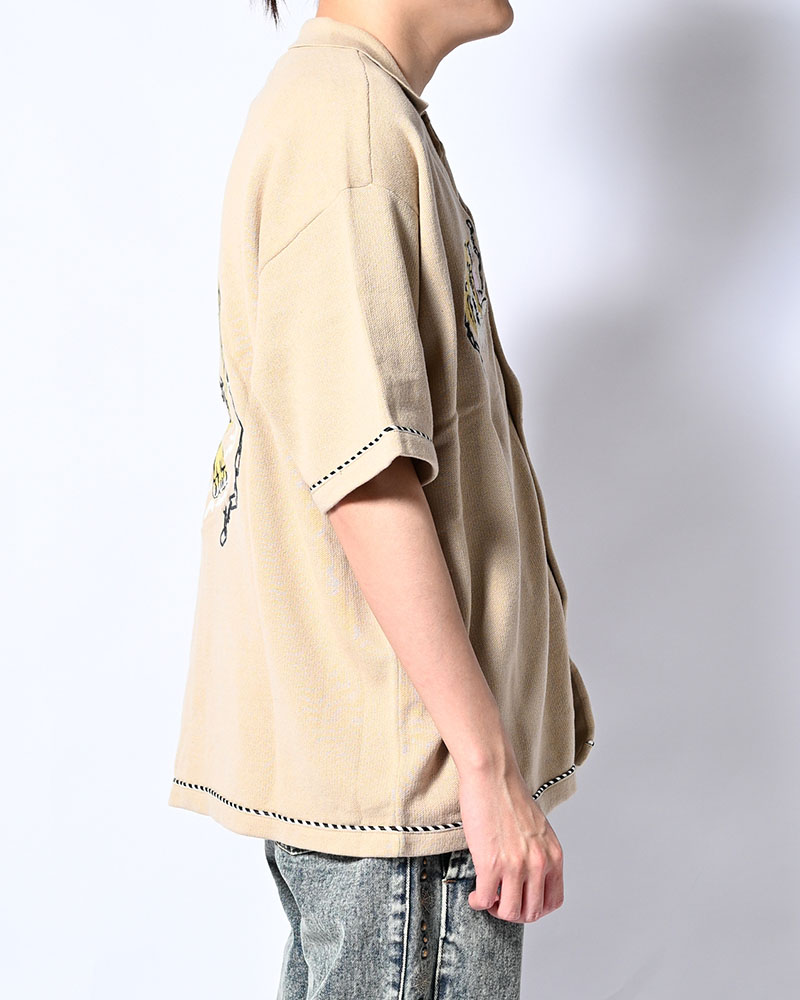 SUKA KNIT SHIRT -OFF WHITE-