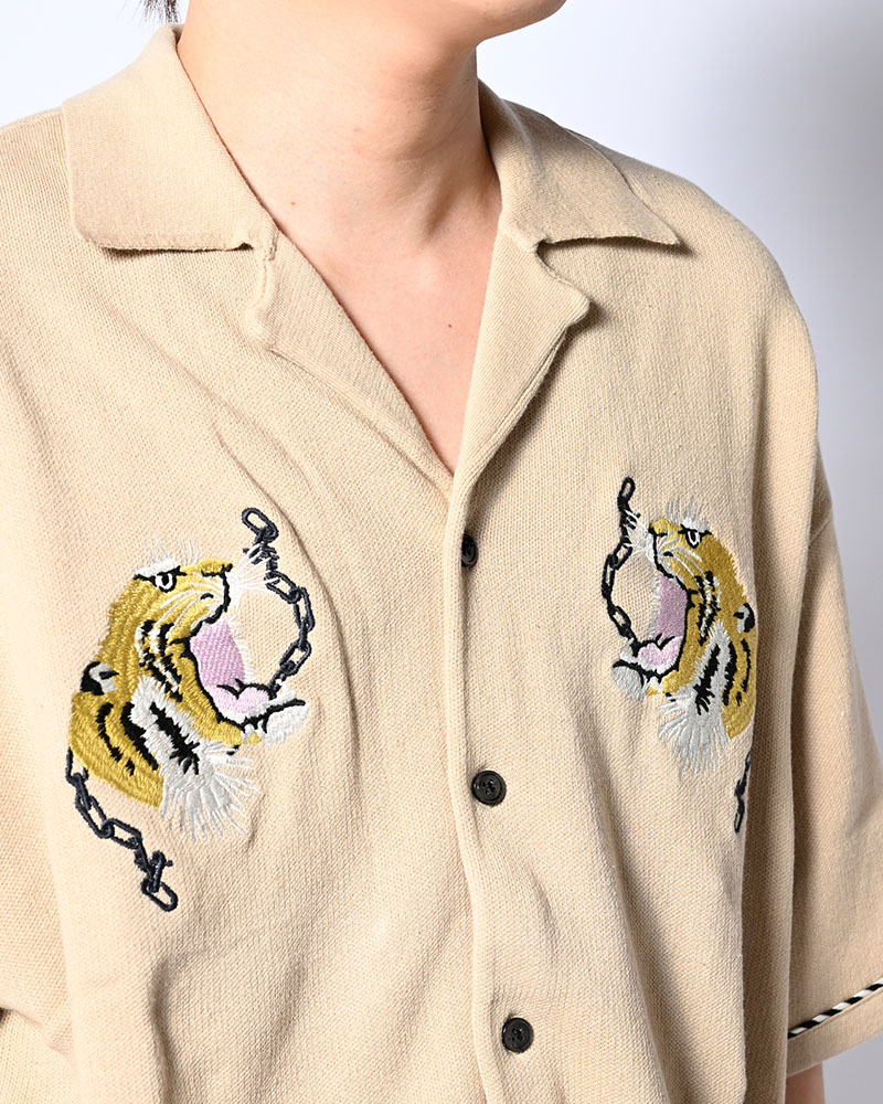 SUKA KNIT SHIRT -OFF WHITE-