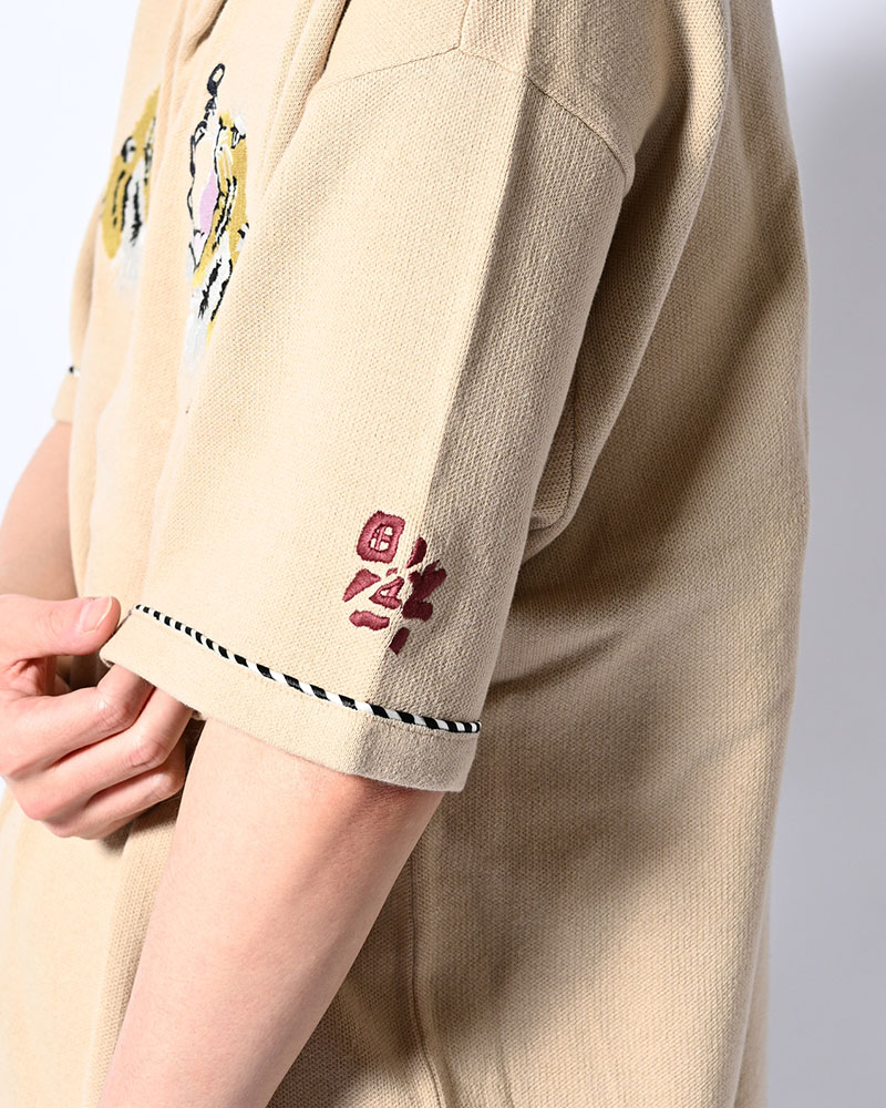 SUKA KNIT SHIRT -OFF WHITE-