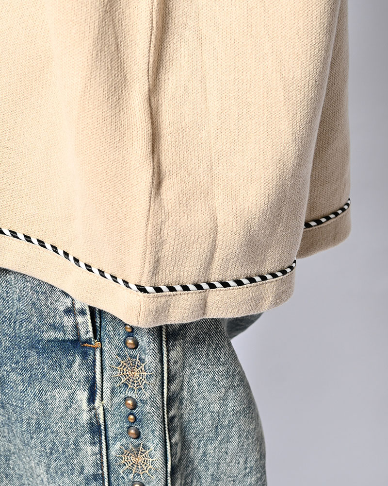 SUKA KNIT SHIRT -OFF WHITE-