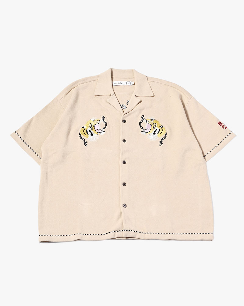 SUKA KNIT SHIRT -OFF WHITE-