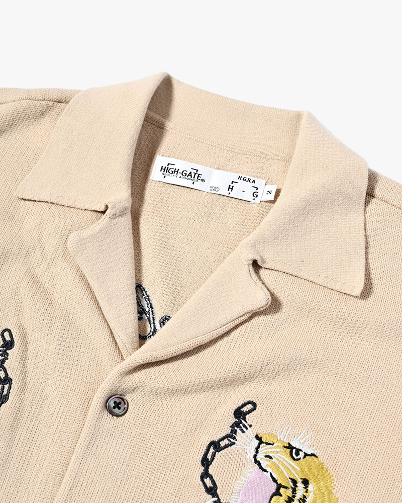 SUKA KNIT SHIRT -OFF WHITE-