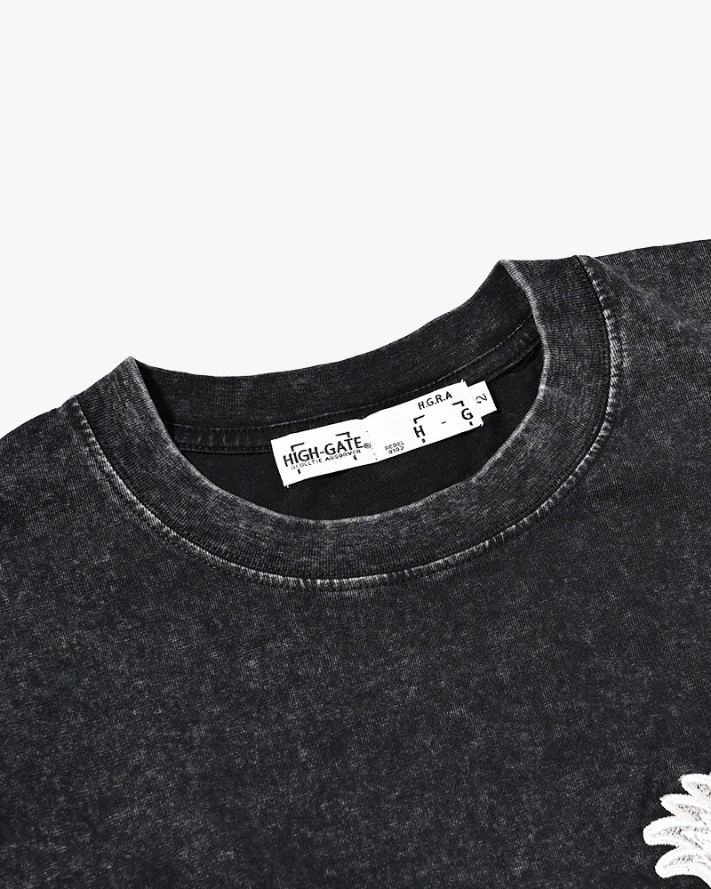 PIGMENT SUKA EAGLE TEE -BLACK-