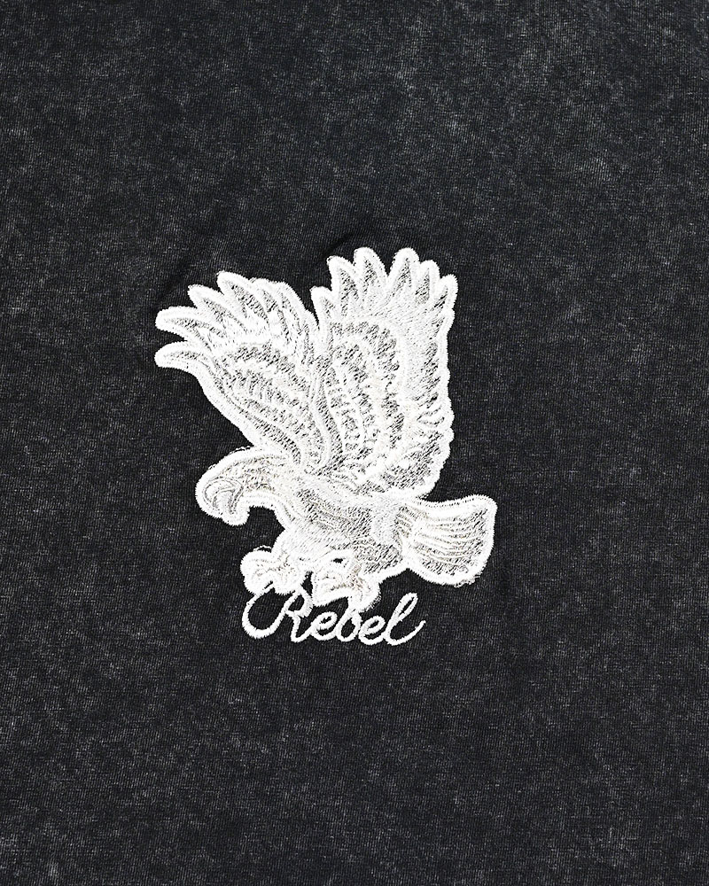 PIGMENT SUKA EAGLE TEE -BLACK-
