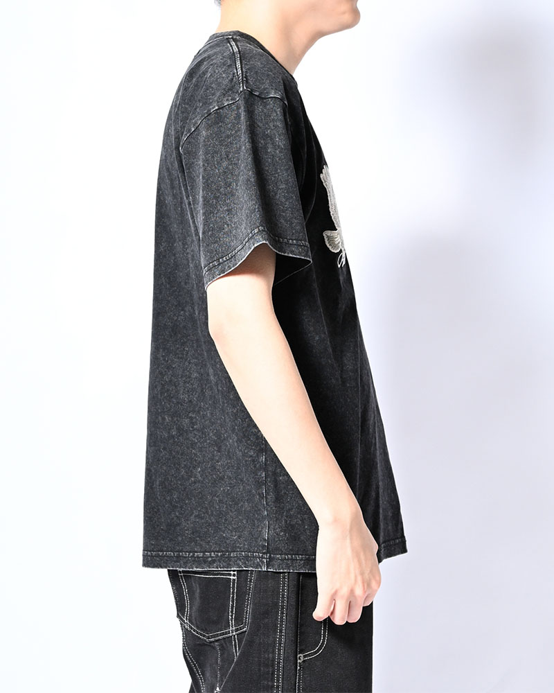 PIGMENT SUKA EAGLE TEE -BLACK-