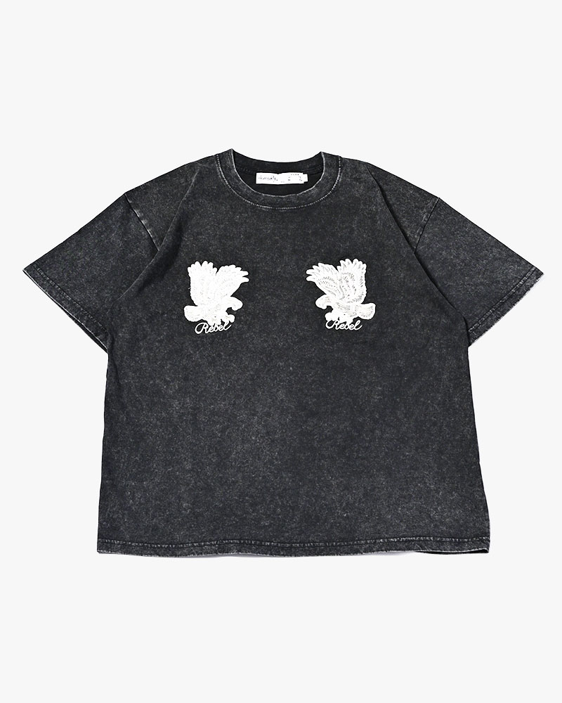 PIGMENT SUKA EAGLE TEE -BLACK-