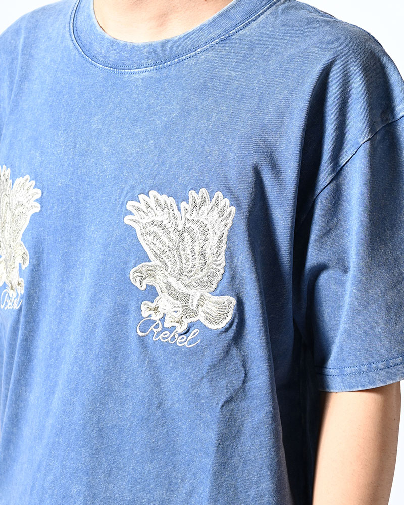 PIGMENT SUKA EAGLE TEE -BLUE-