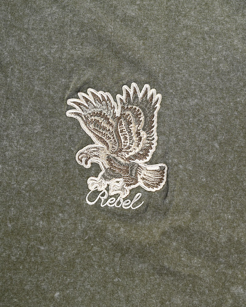 PIGMENT SUKA EAGLE TEE -KHAKI-