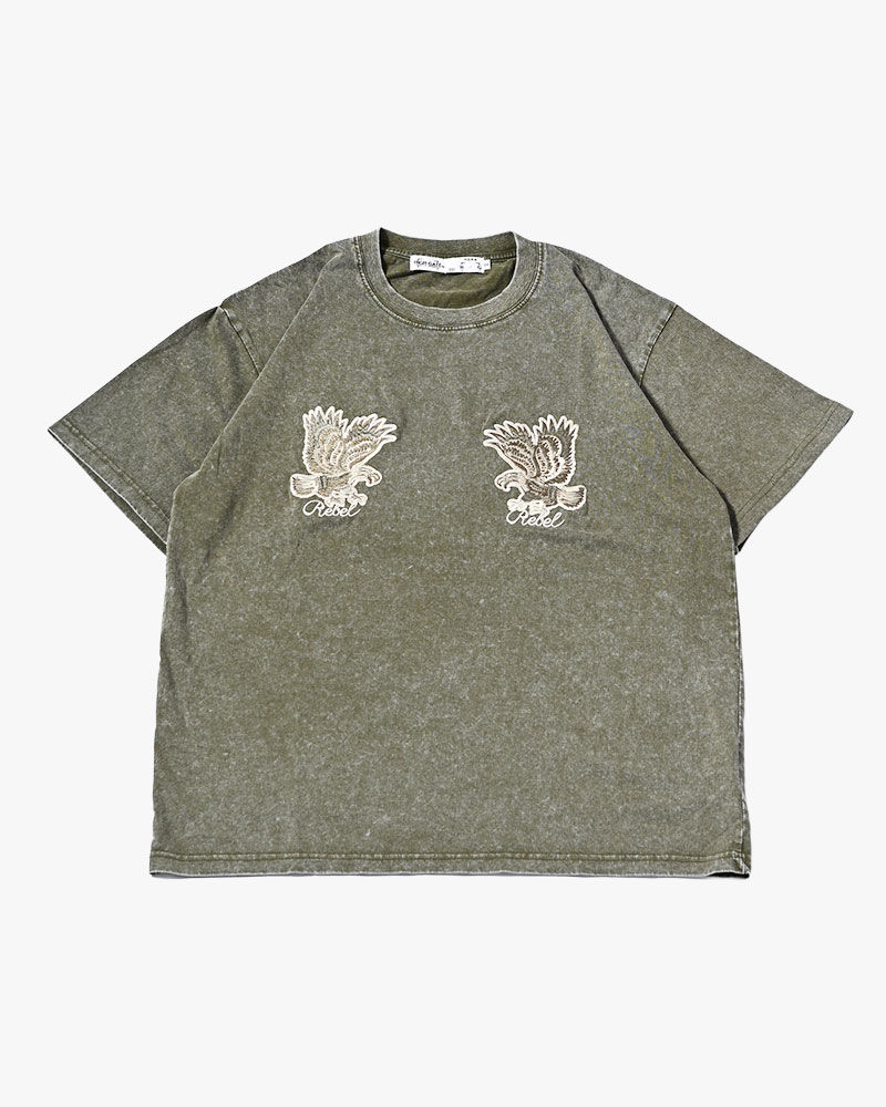 PIGMENT SUKA EAGLE TEE -KHAKI-