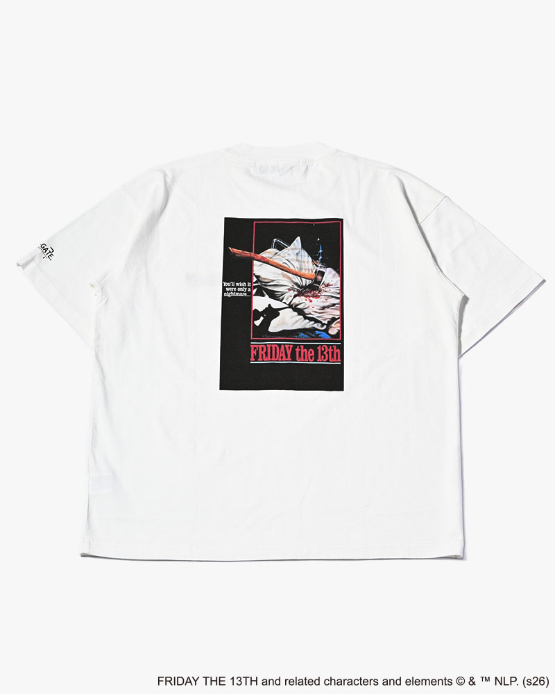 FRIDAY THE 13 TEE -WHITE-