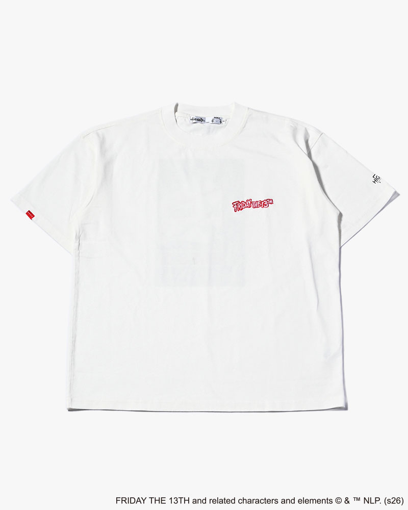 FRIDAY THE 13 TEE -WHITE-
