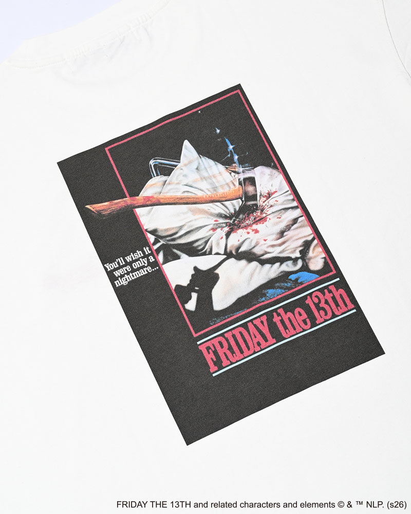FRIDAY THE 13 TEE -WHITE-