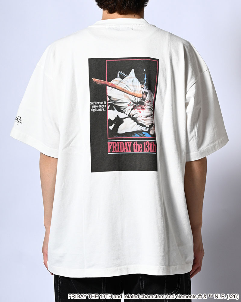FRIDAY THE 13 TEE -WHITE-
