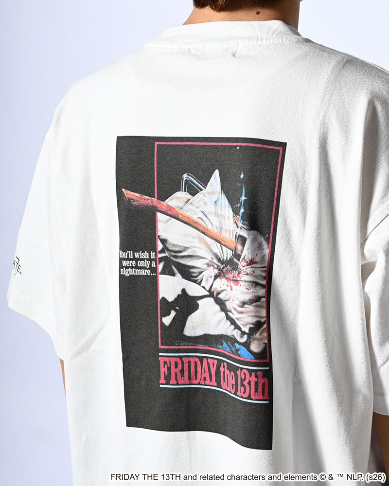 FRIDAY THE 13 TEE -WHITE-