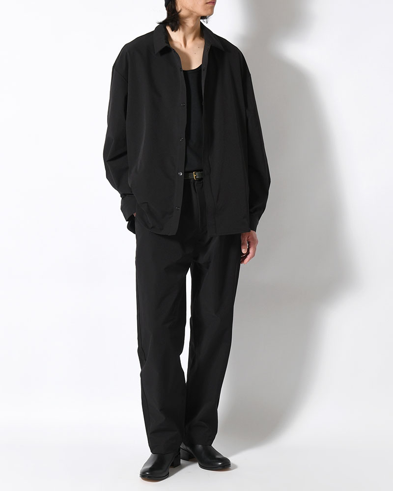 EASY TAPERED PANTS -BLACK-