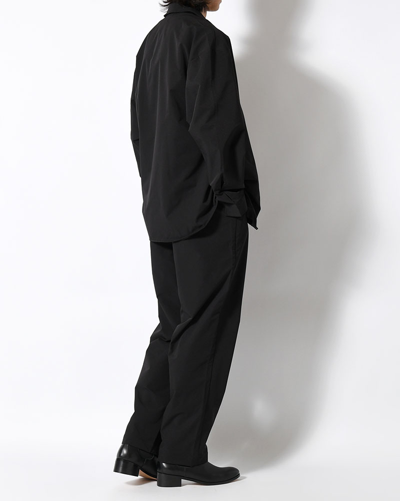 EASY TAPERED PANTS -BLACK-