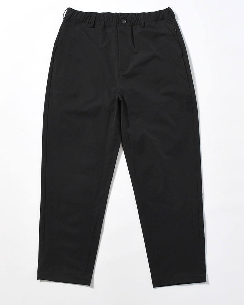 EASY TAPERED PANTS -BLACK-