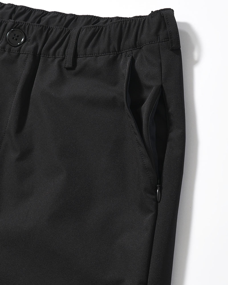 EASY TAPERED PANTS -BLACK-