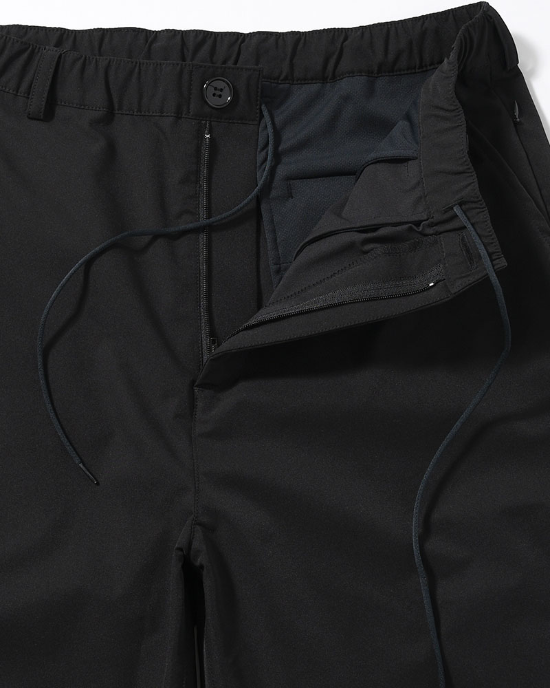 EASY TAPERED PANTS -BLACK-