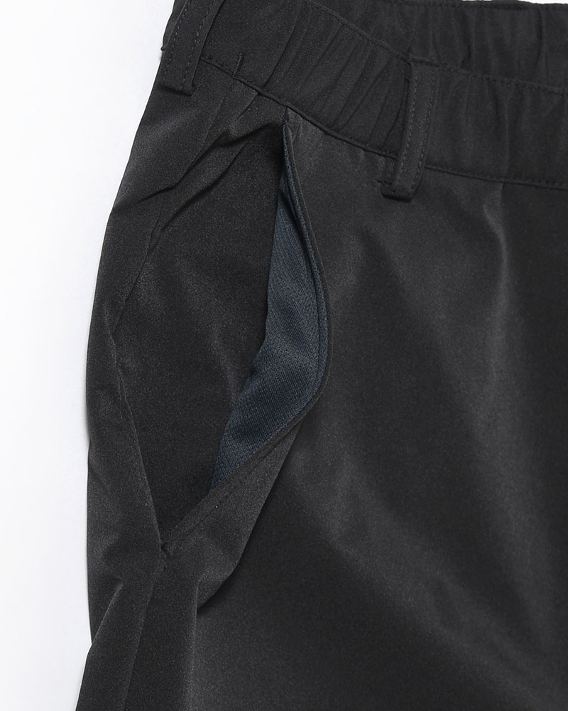 EASY TAPERED PANTS -BLACK-