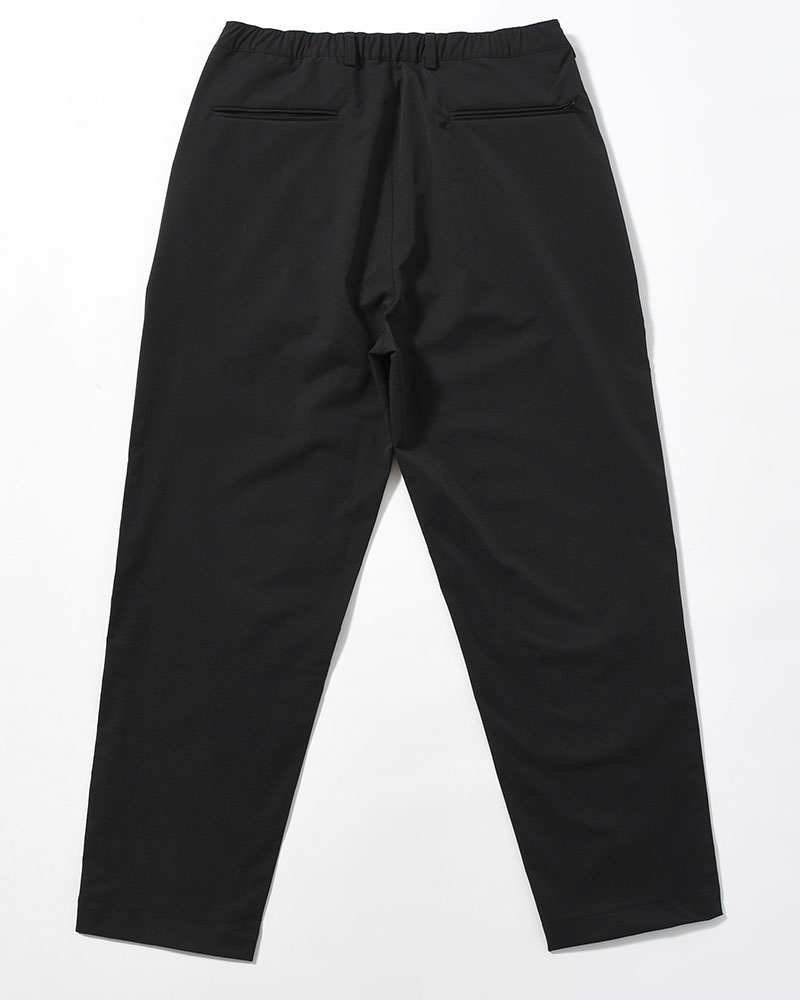 EASY TAPERED PANTS -BLACK-