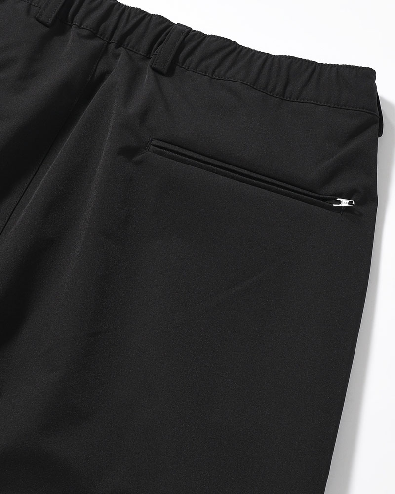 EASY TAPERED PANTS -BLACK-