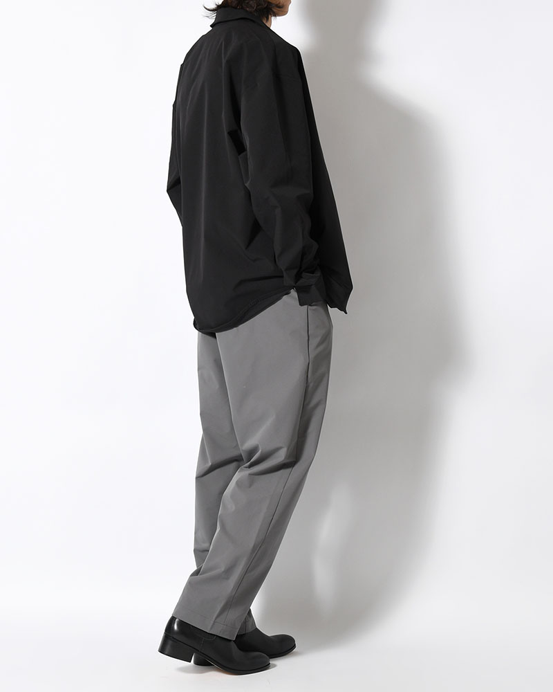 EASY TAPERED PANTS -GRAY-