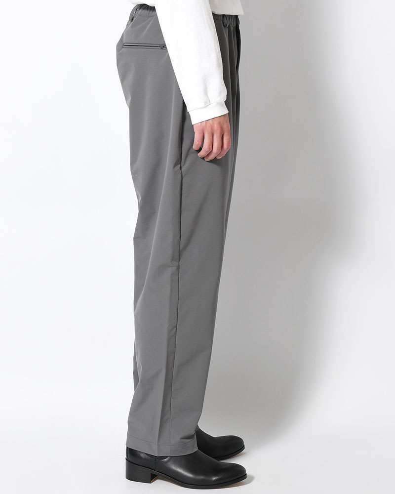 EASY TAPERED PANTS -GRAY-
