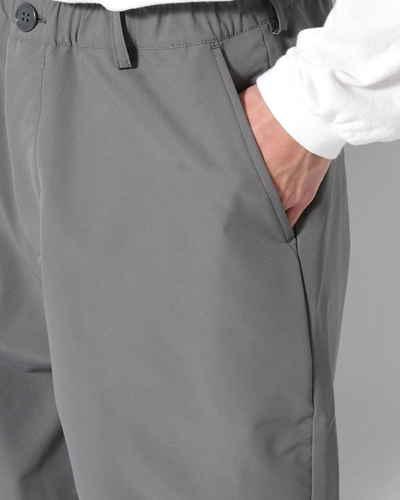 EASY TAPERED PANTS -GRAY-
