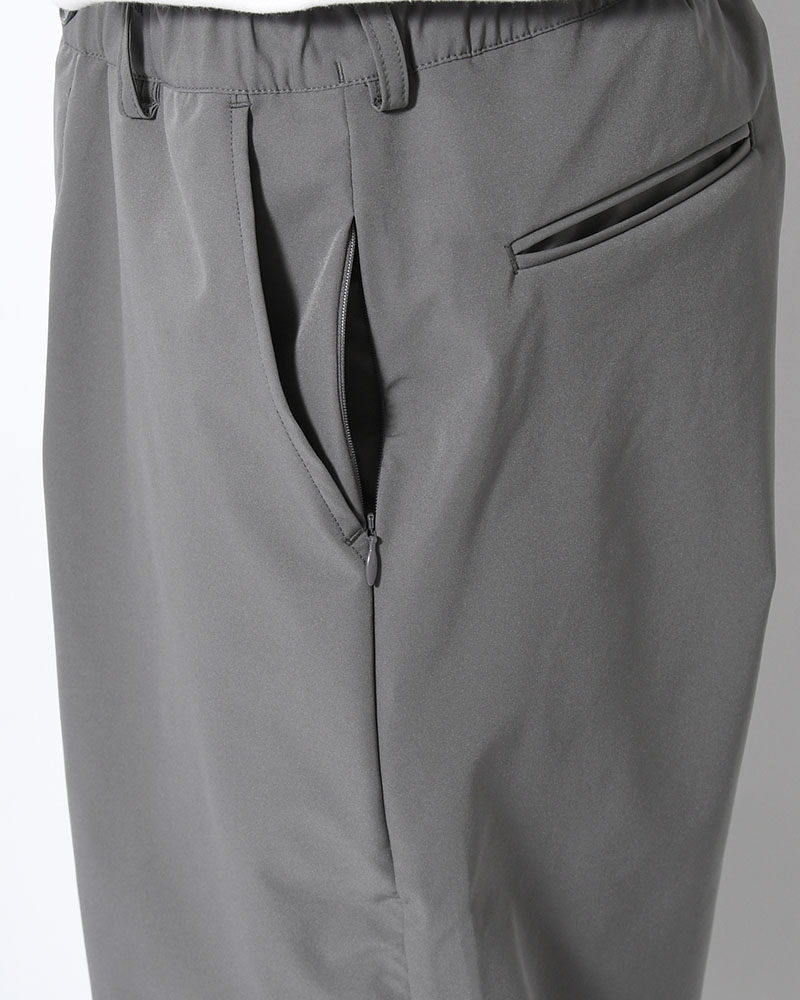 EASY TAPERED PANTS -GRAY-