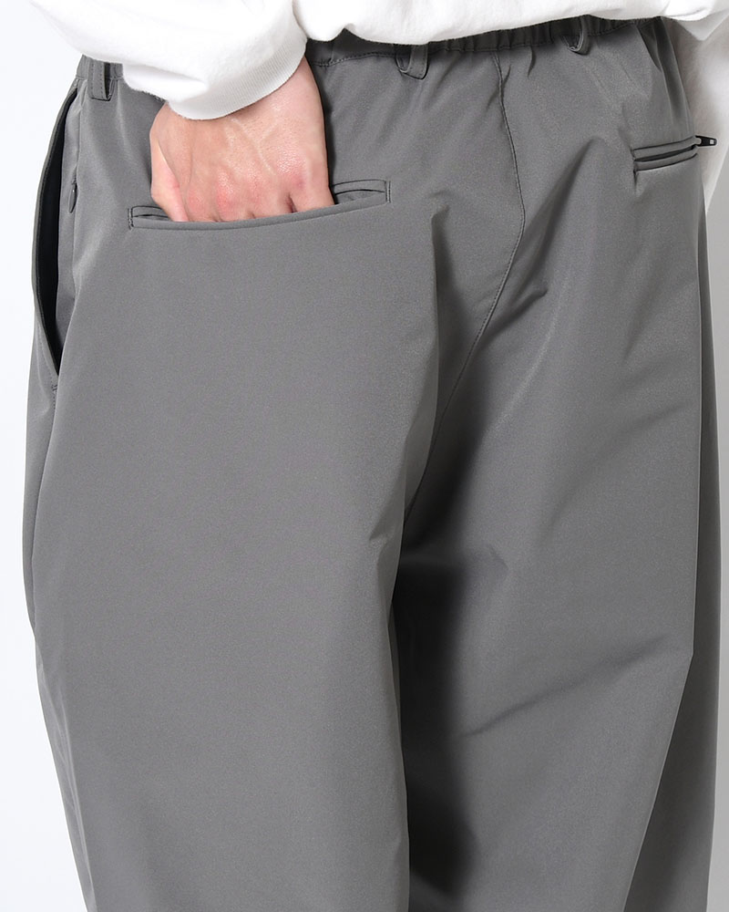 EASY TAPERED PANTS -GRAY-