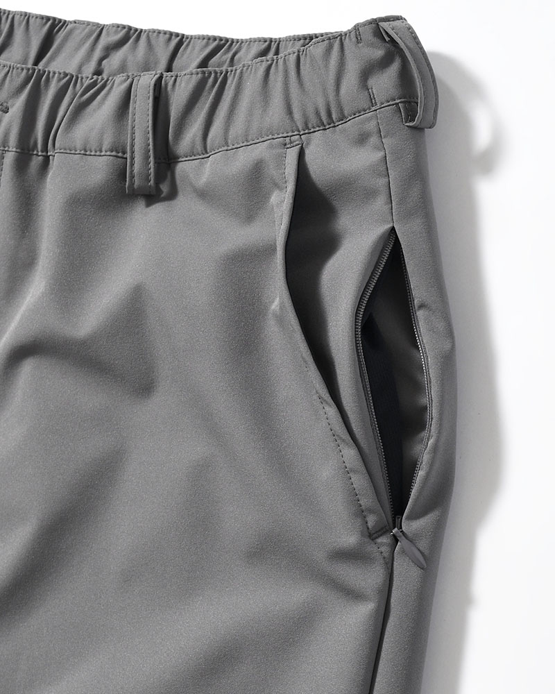 EASY TAPERED PANTS -GRAY-