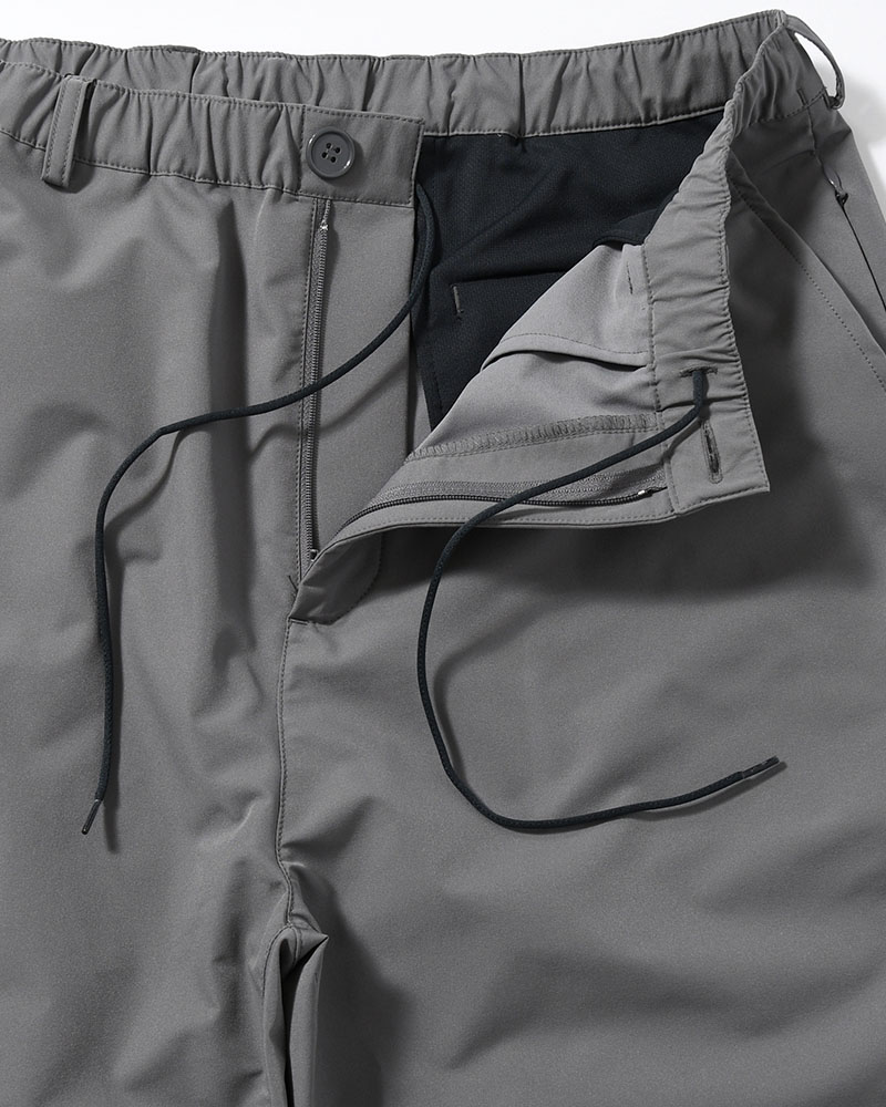 EASY TAPERED PANTS -GRAY-