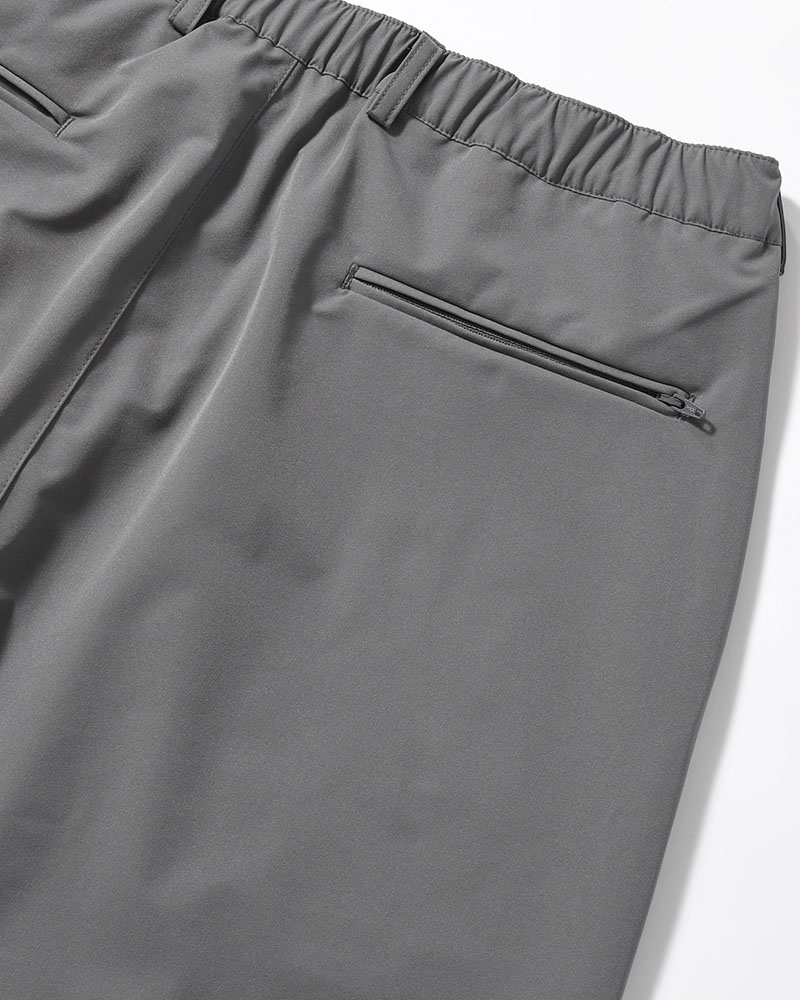 EASY TAPERED PANTS -GRAY-