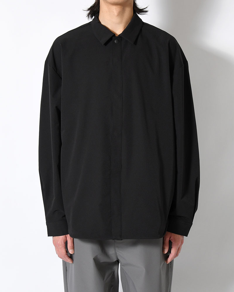 SNAP EASY SHIRT -BLACK-