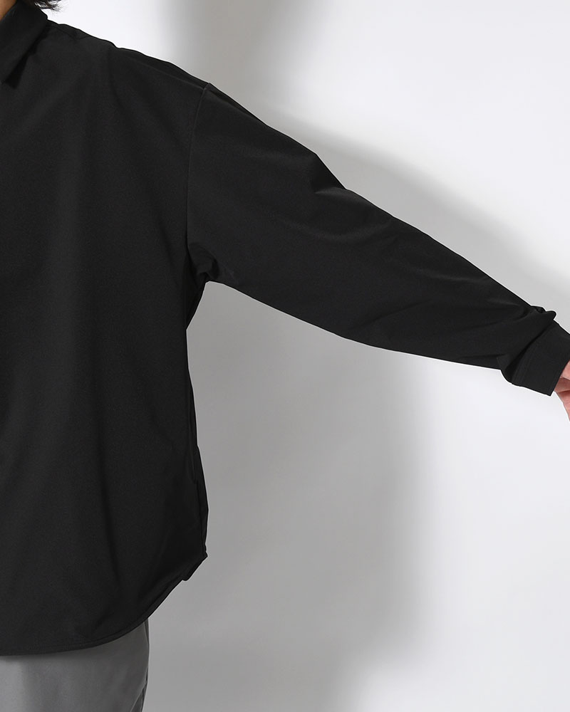 SNAP EASY SHIRT -BLACK-