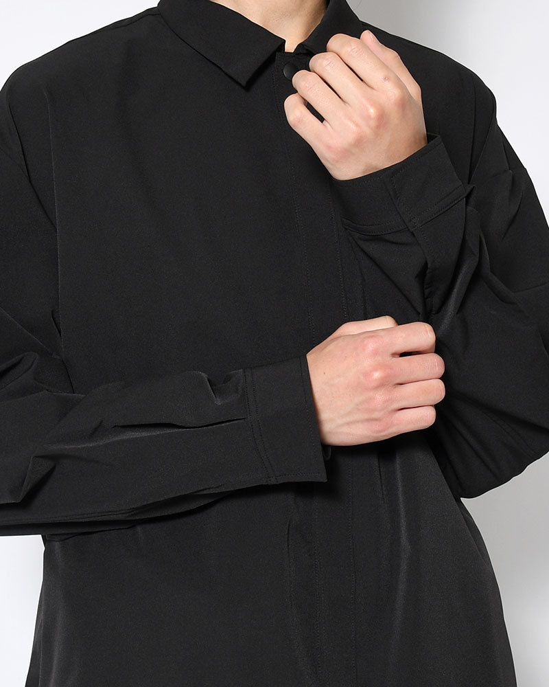SNAP EASY SHIRT -BLACK-