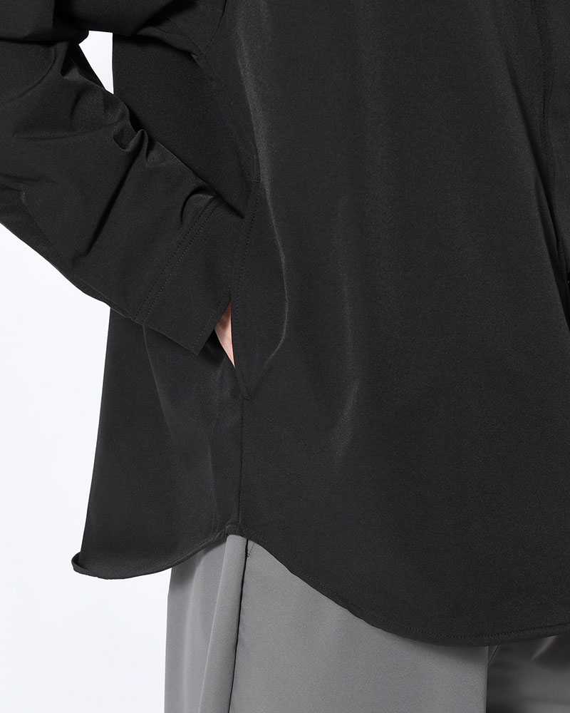 SNAP EASY SHIRT -BLACK-