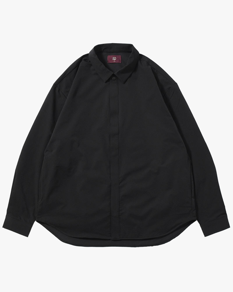 SNAP EASY SHIRT -BLACK-
