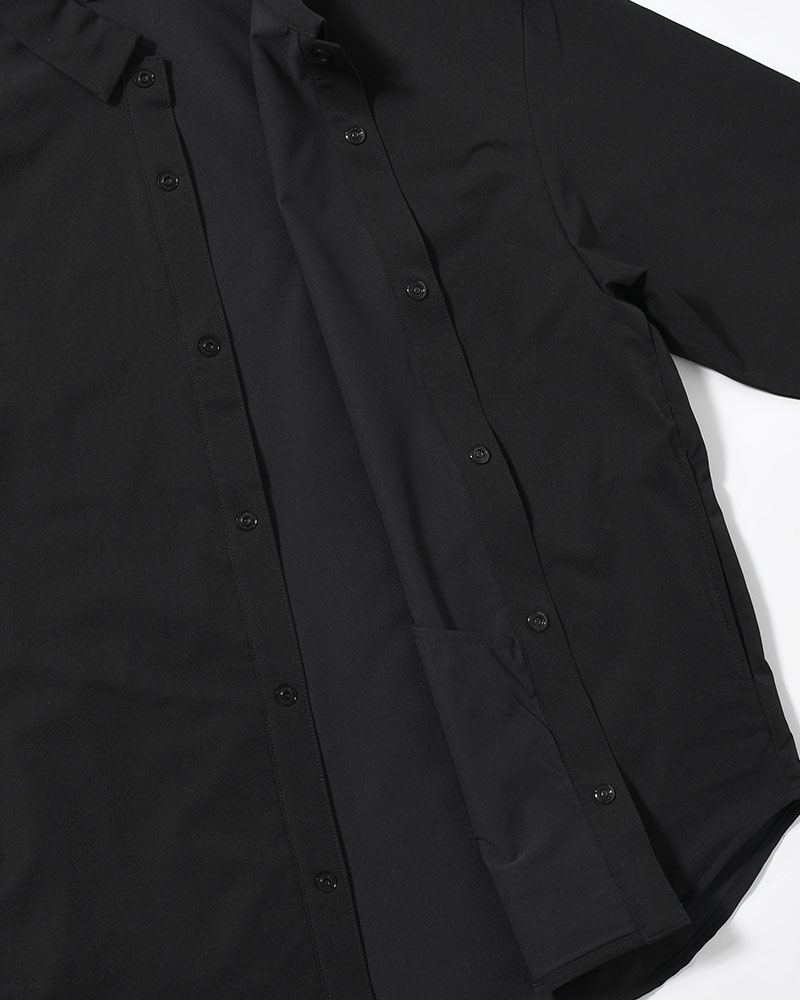 SNAP EASY SHIRT -BLACK-