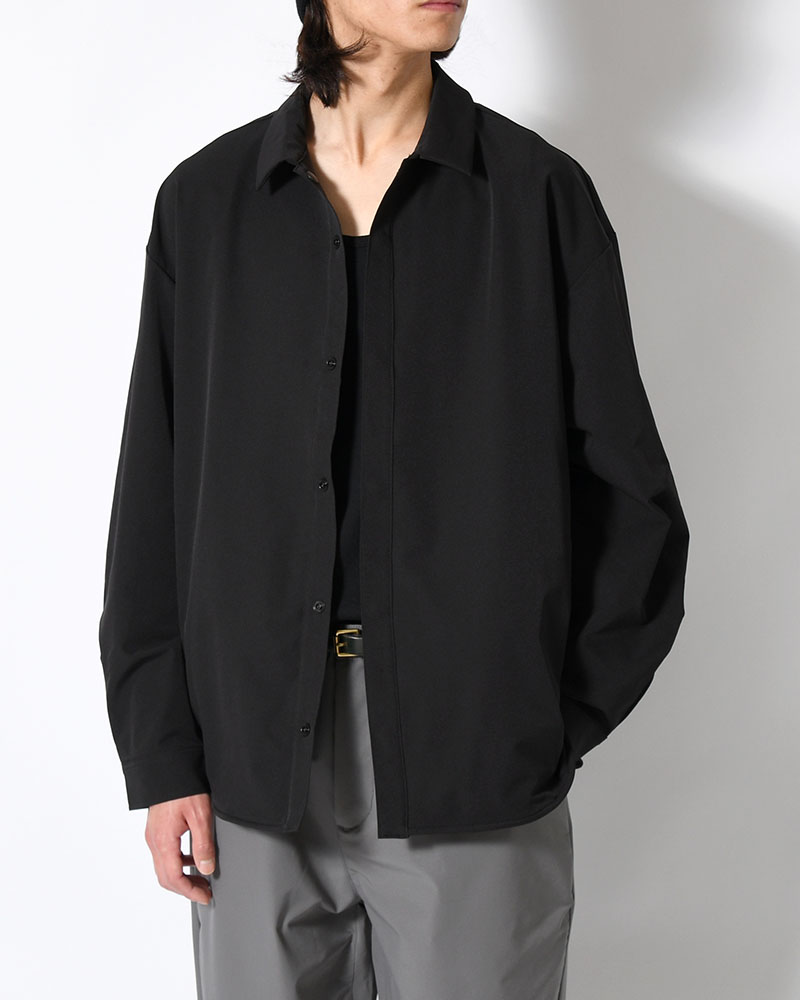 SNAP EASY SHIRT -BLACK-