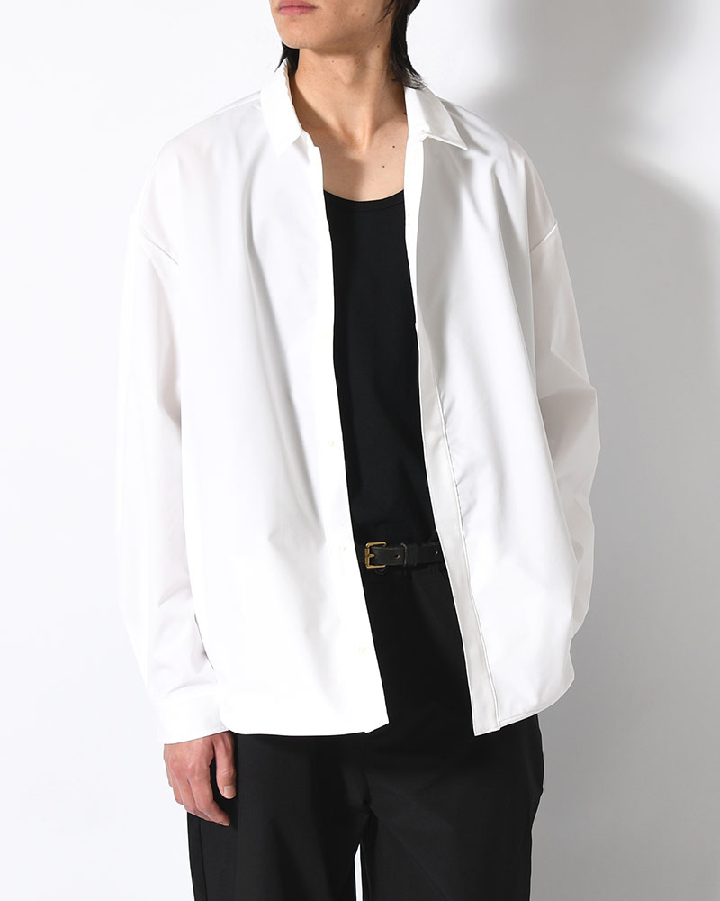 SNAP EASY SHIRT -WHITE-