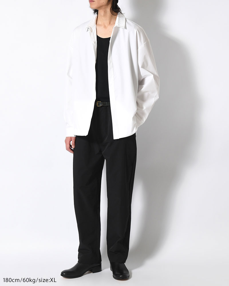 SNAP EASY SHIRT -WHITE-