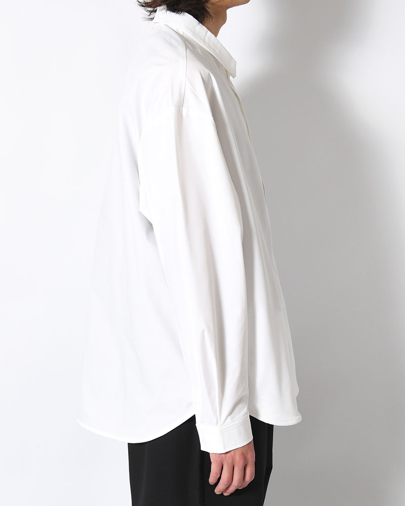 SNAP EASY SHIRT -WHITE-