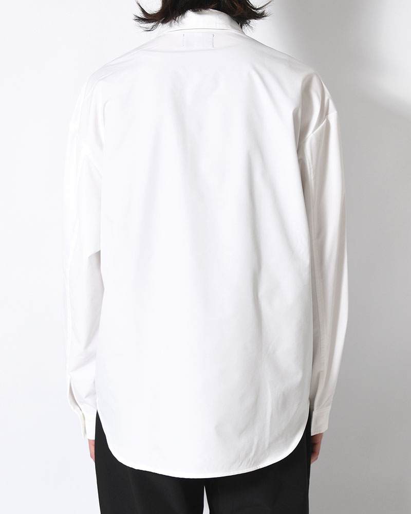 SNAP EASY SHIRT -WHITE-