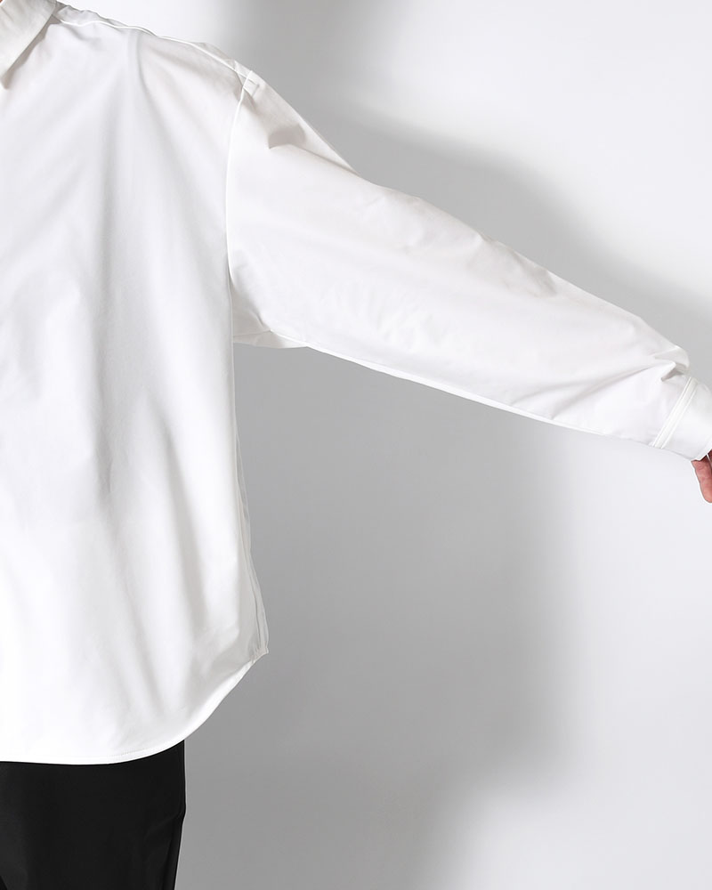 SNAP EASY SHIRT -WHITE-