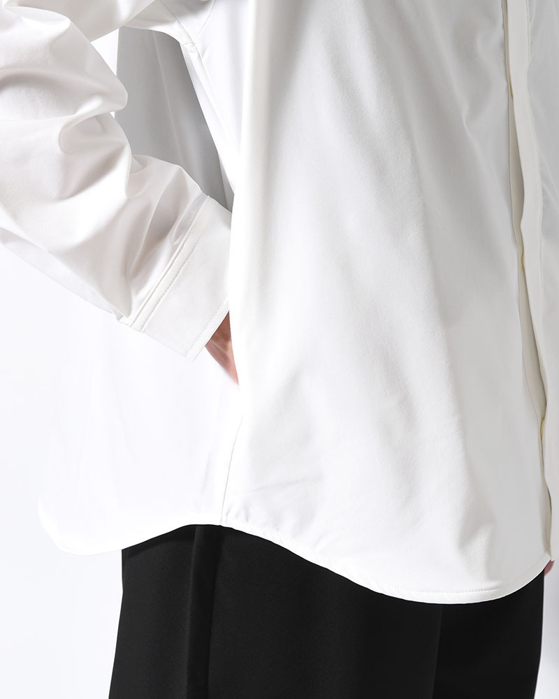 SNAP EASY SHIRT -WHITE-